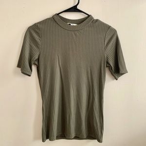 H&M mock neck tee